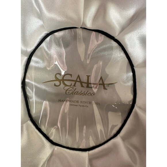 SCALA CLASSICO Bowler Derby Men's Large Black 100% Wool LOW Crown LINED WF507 - Picture 12 of 14